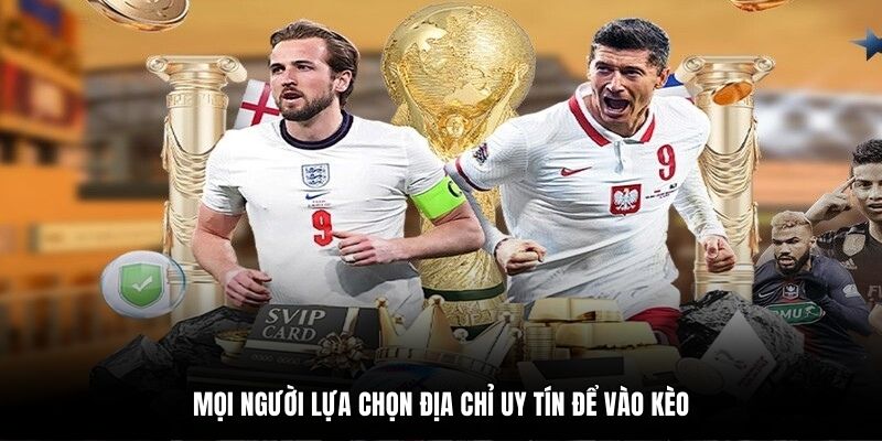 Mọi người lựa chọn địa chỉ uy tín để vào kèo