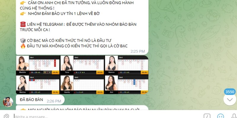 Tham gia diễn đàn chat nhóm Sicbo